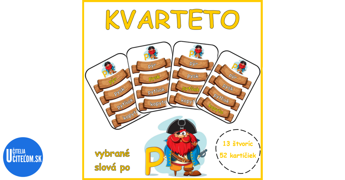 KVARTETO - Vybrané Slová Po P - Slovenský Jazyk - Gramatika ...